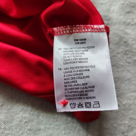 Chick-Fil-A Polo Shirt Mens XL Red Employee Uniform Work Oobe Authentic - Picture 10 of 14